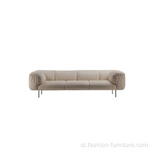 Sofa Foam Sofa 3-Seater Sofa Kayu Solid